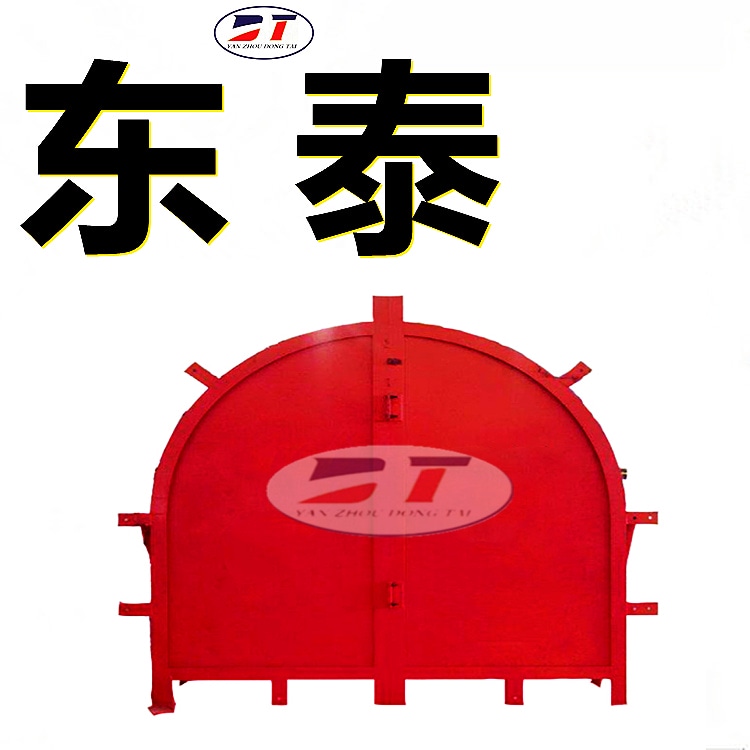 礦用斜風井防爆門 3mm橡膠板密封斜風井防爆門