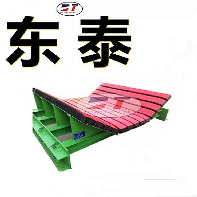 加工定制可調節(jié)阻燃槽角式緩沖床 減緩皮帶耐沖擊緩沖床