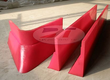 生產(chǎn)廠家犁煤器刮刀|聚氨酯卸料器刮板|直板式單側(cè)出料犁式卸料器