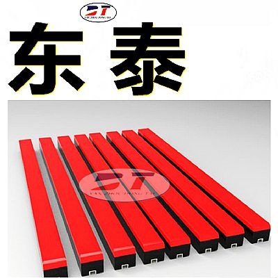 皮帶輸送機(jī)耐磨緩沖條 鋼制卡槽耐沖擊緩沖條 阻燃緩沖條